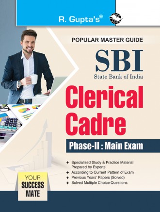 RGupta Ramesh SBI: Clerical Cadre (Junior Associates) Phase-II (Main) Exam Guide English Medium